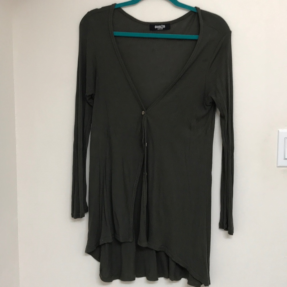 Olive cardigan